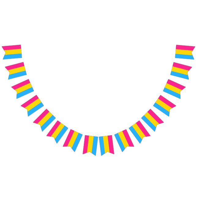Festa LGBT de Banner de Bunting Bandeira Pansexual (Todos)
