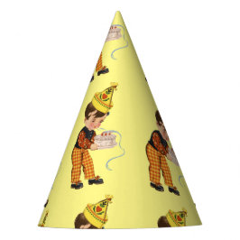 Festa Menino Antigo com Chapéu de Bolo de Aniversário Re