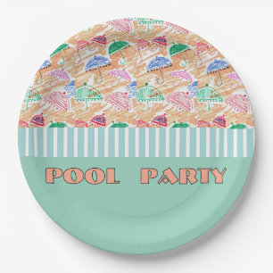 FESTA NA PISCINA Prato de Papel