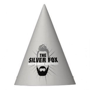 Festa O chapéu do partido do Fox de prata