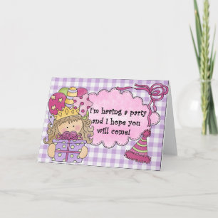 Festa Princesa Convite de Aniversário