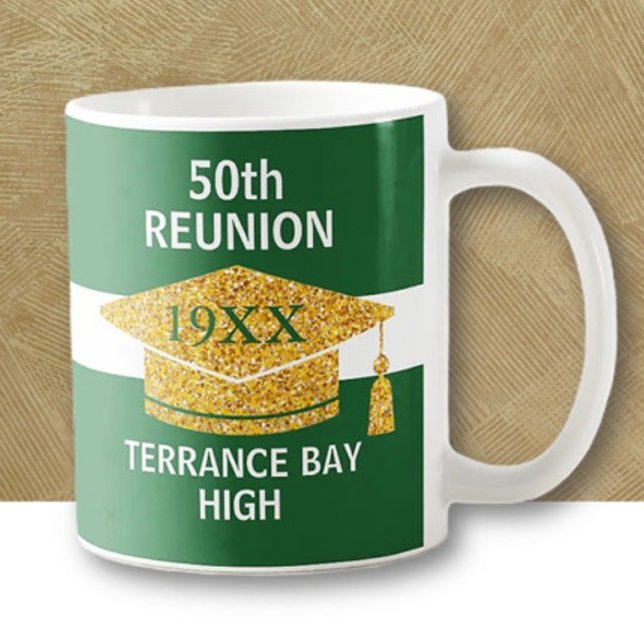 Festa! Reunião de turma divertida Caneca de café c (Criador carregado)