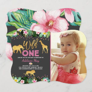 Festa Selvagem de Convite para o Aniversário