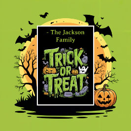 Festa Spooky ou Treat Slime Halloween — Flat