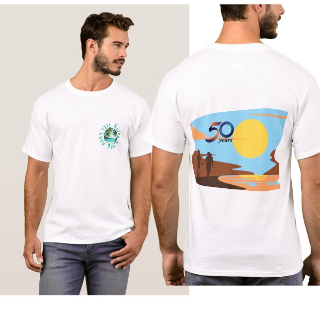 festa tropical de praia de tiki luau T-Shirt (Criador carregado)