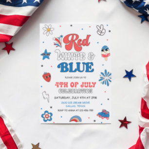 Festa Vermelho Branco e Azul, Convite para Festa n