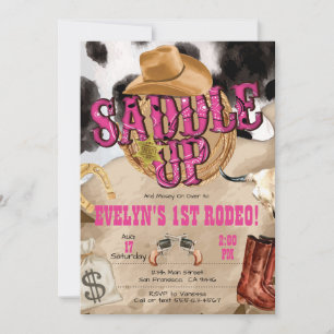 Festa Western, Convite Western para Festa da Cowgi