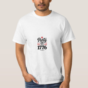 Festeje Como Se Fosse 1776 Camiseta Divertida do