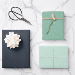 festif étoilé bleu marine, turquoise, bleu pastel
