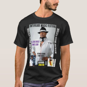 FESTIVAL DE MÚSICA INTERLLUDE  Camiseta Preta Bási