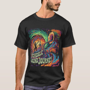 Festival de Música Psicodélica T-Shirt Colorido