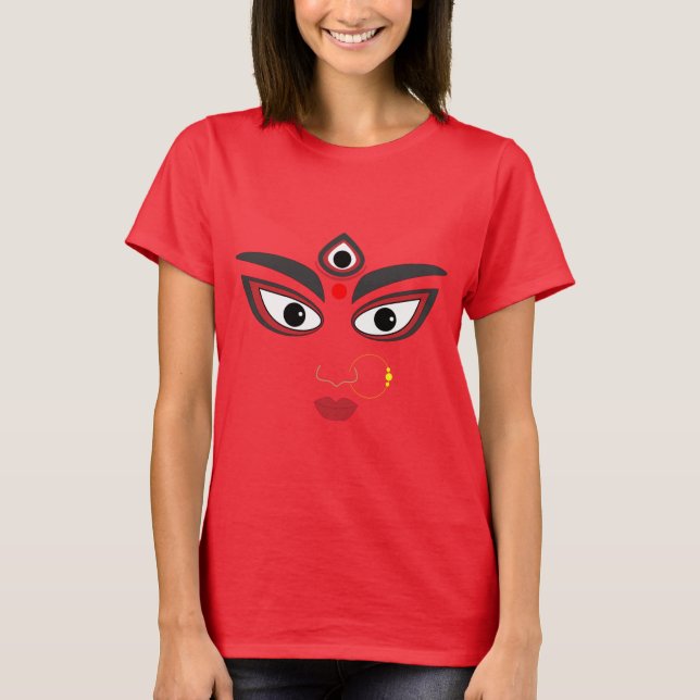 Festival indiano Durga Puja T-Shirt (Frente)