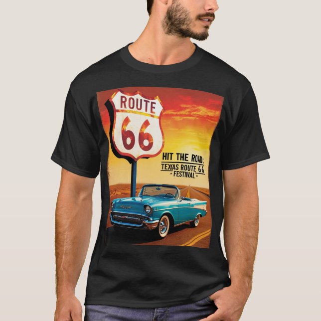 Festival Texas Route 66 - T-Shirt (Frente)