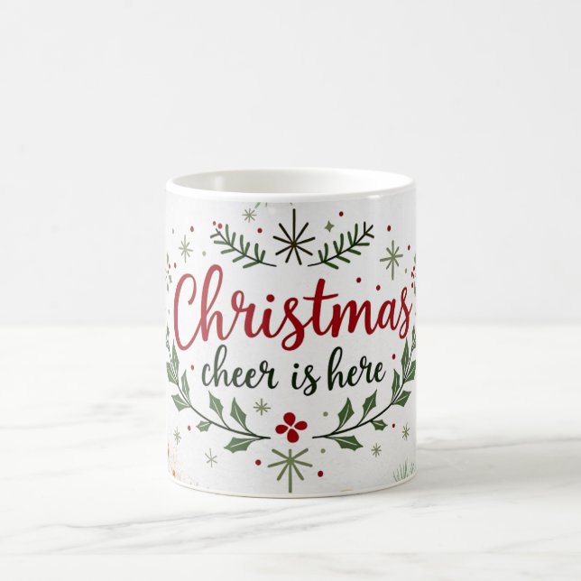 Festivas canecas de Natal para a alegria de Natal (Centro)