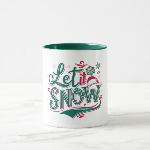 Festivas canecas de Natal para o Natal