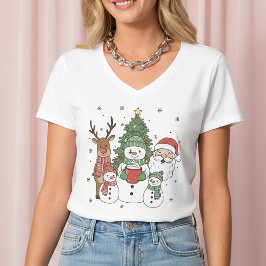 Festive Merry Christmas T-Shirt – Colorful Holiday