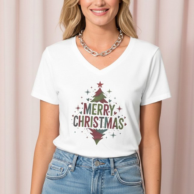 Festive Merry Christmas T-Shirt – Colorful Holiday (Criador carregado)