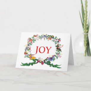 Festividades 12 cães do cartão de saudação de Natal, versão 201