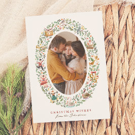 Festividades 12 Dias De Cartão De Férias De Natal