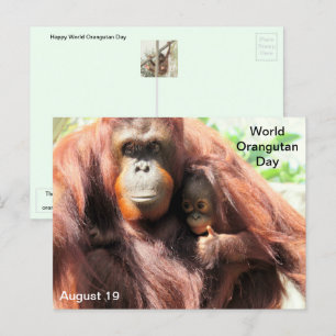Festividades 19 de agosto - Cartão postal do Dia Mundial do Ora