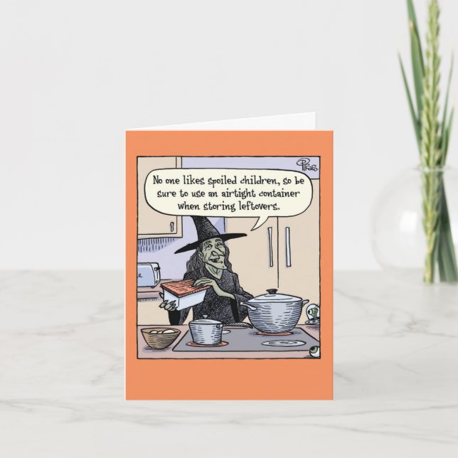 Festividades 1 Cartão de Dia de as Bruxas engraçado - Crianças  (Frente)