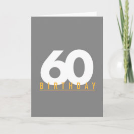 Festividades 60º Cartão de Aniversário