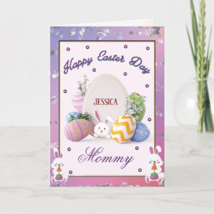 Festividades À Minha Mãe No Cartão De Férias De Páscoa Dia