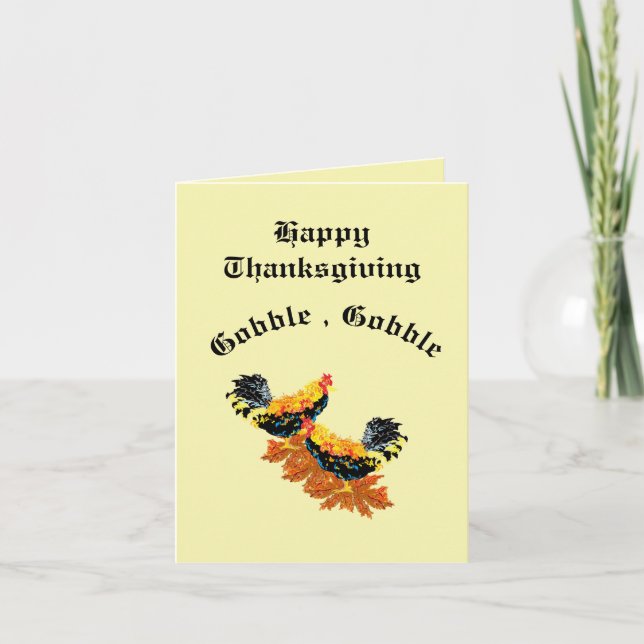 Festividades Ação de Graças de Cartão de Férias Dobrada W/Praye (Frente)