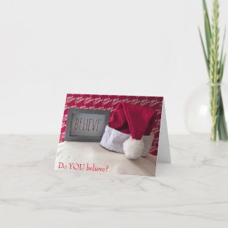 Festividades Acredita no cartão de Natal?