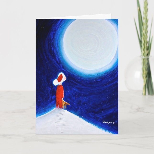 Festividades Acredite... no cartão de Natal (Frente)