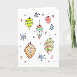 Festividades Adornos de Natal Brilhantes Cartão de Natal