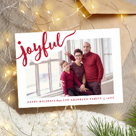 Festividades Alegria | Cartão com fotos de férias felizes