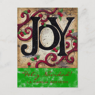 Festividades Alegria de Natal ~ Cartão Postal