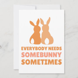 Festividades Algum Coelhinho Para Amar – Cartão de Páscoa