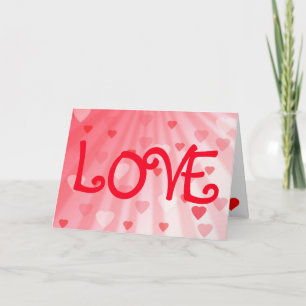 Festividades Amor e Corações de São Valentim - Cartão de São Va