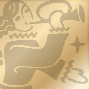 Festividades Anjo com trompete Cartão de Natal dobrado