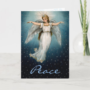 Festividades Anjo de Paz do Cartão de Natal