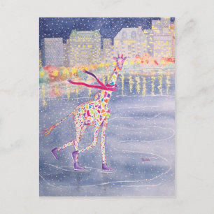 Festividades Annabelle sobre o Cartão Postal de Gelo