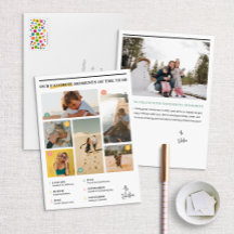 Ano de Momentos Favoritos em Revisão do Cartão de 