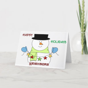 Festividades AO MEU OU AO NOSSO "VIZINHO" NO Cartão de Férias N