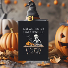 Festividades "Apenas Esperando pelo Cartão de Férias de Hallowe