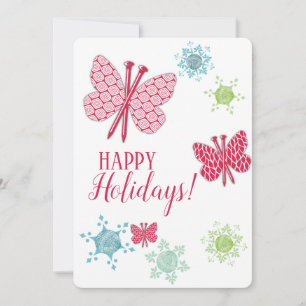 Festividades Armadilhas agulhas artesanatos Cartão de Natal