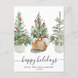 Festividades Árvores de Natal Tradicionais Cartão Postal de Fér