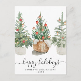 Festividades Árvores de Natal Tradicionais Cartão Postal de Fér