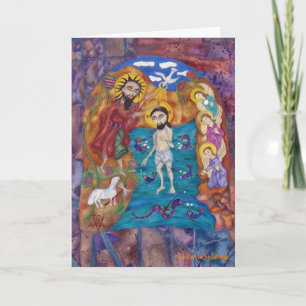 Festividades BAAPTISM IN BILBAO — Cartão de Férias Dobrado