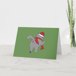 Festividades Bastão de Gatos: Festivo - Cartão