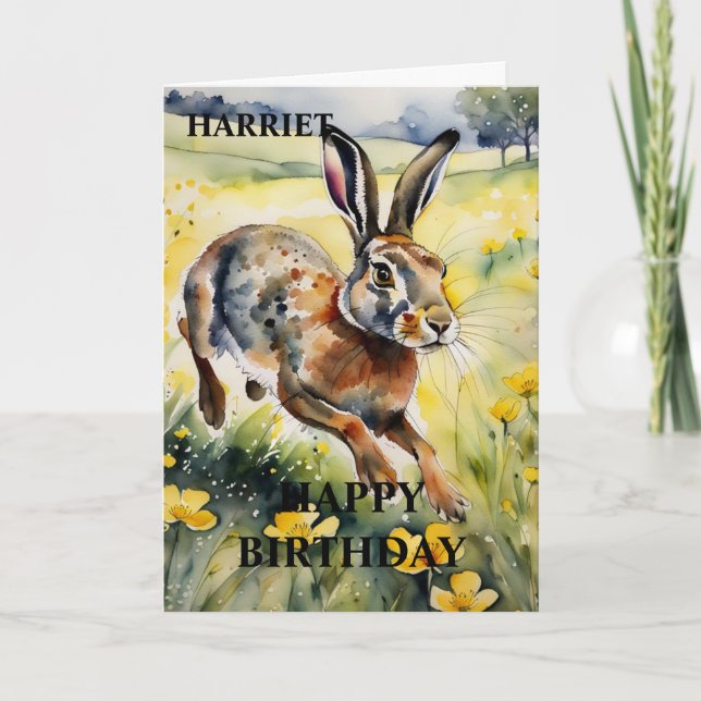 Festividades Belo Cartão de Aniversário de Aluguel de Cachorro  (Frente)