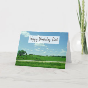 Festividades Belo Cartão de Aniversário de Foto da Paisagem M