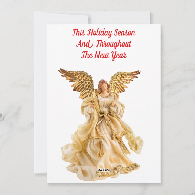 Festividades Bênçãos ao Cartão de Natal (Verso)