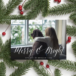 Festividades Berry & Bright | Cartão com fotos de férias